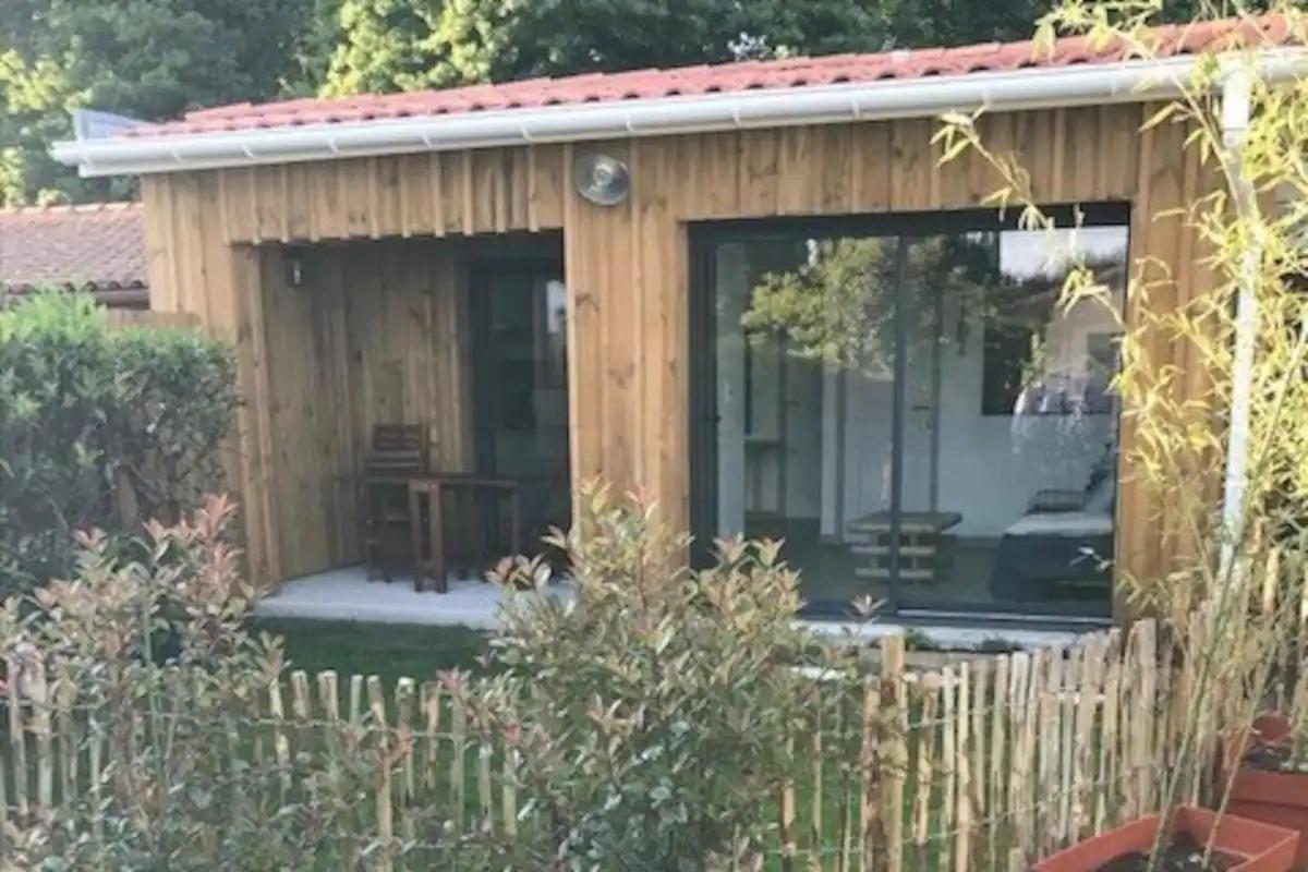 Charmante Cabane Bois Gujan-Mestras Dış mekan fotoğraf